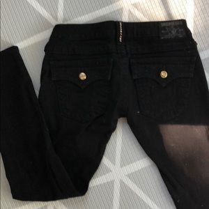 Gold Crystal true religion jeans
